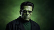 © Anjaم  - Halloween image of man dressed as Frankenstein, perfect for party decor.