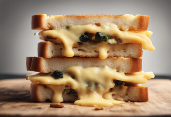 Wall Mural - Cheese toasted sandwich