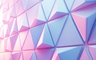 Futuristic, High Tech, light background, with a triangular block structure. Wall texture with a 3D triangle tile pattern. 3D render --ar 8:5 --v 6.1 Job ID: ad75c6c9-4b82-49f6-ab72-a9331bcd1966