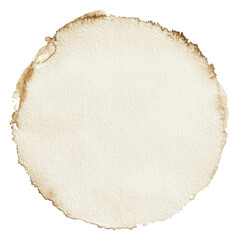 Wall Mural - png round watercolor stain on white