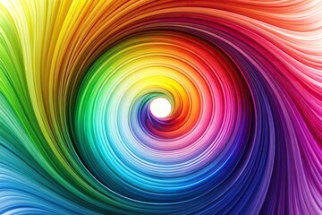 Colorful abstract art on white background Eye Level