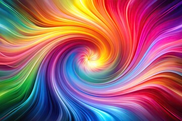 Wall Mural - Colorful abstract background with swirling shapes and flow