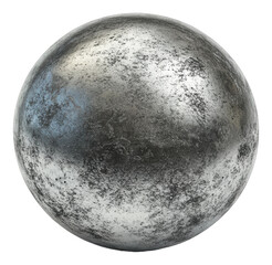 Wall Mural - PNG Metallic sphere lying on a flat surface indoors