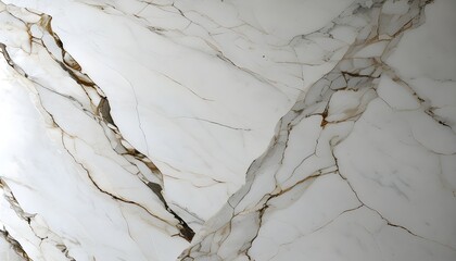 Canvas Print - elegant white marble texture with smooth, sophisticated patterns