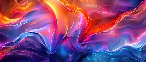 Wall Mural - Background beautiful wave colorful wallpaper 