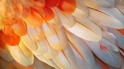 Image nature art of wings bird,Soft pastel detail of design,chicken feather texture