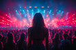 © Sebastian - A duo attending a concert together, captivated by the music and their shared enthusiasm. Concept of cultural enjoyment and relationship.