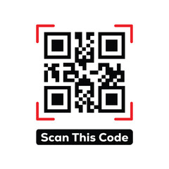 scan qr code icon. digital scanning qr code. qr code scan for smartphone. qr code for payment. scan 