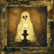 © Interstellar Cryptid - Ghost Light Framed