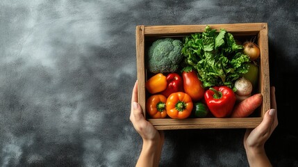 Fresh Vegetable Box with Organic Produce