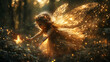 © Sumbal - Enchanted Forest Fairy with Glittering Wings and Lights