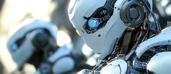 Wall Mural - robot three dimensional illustration