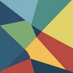 Minimal multicolored polygonal background