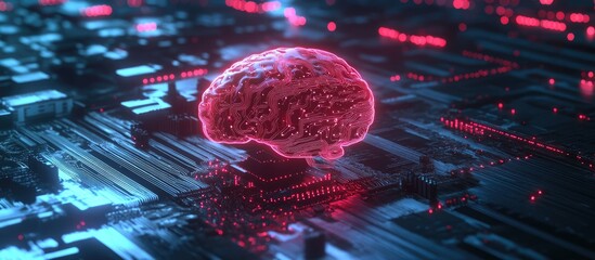 Wall Mural - advancements in artificial intelligence and the evolution of self learning technologies