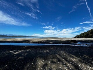 lake in the shadows