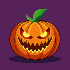 Wall Mural - Halloween pumpkin