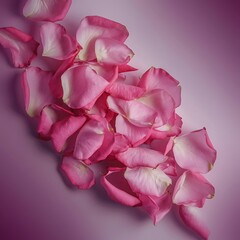 Wall Mural - Abstract background of fresh pink rose petals