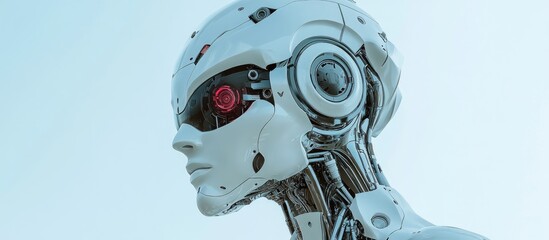 Wall Mural - unique robotic being 3d rendered design