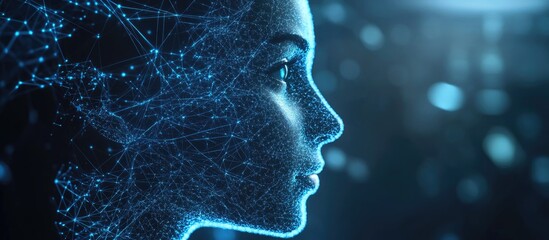 Wall Mural - human interaction with ai virtual assistant chatbots in the context of prompt engineering deep learn