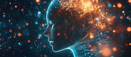 Wall Mural - conceptual illustration of artificial intelligence