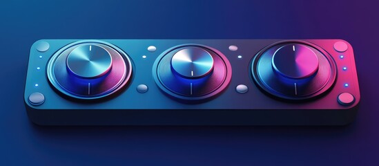 Control buttons for audio devices