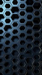 Wall Mural - Stylish hexagonal line pattern background 