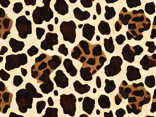 Wall Mural - Seamless Leopard Print Pattern