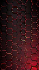 Wall Mural - Stylish hexagonal line pattern background 