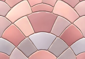 Wall Mural - Abstract Pink and Grey Stone Mosaic Background