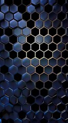Wall Mural - Stylish hexagonal line pattern background 