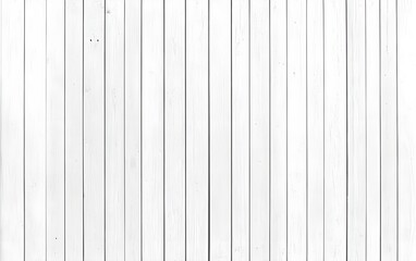 Poster - White Wooden Plank Texture