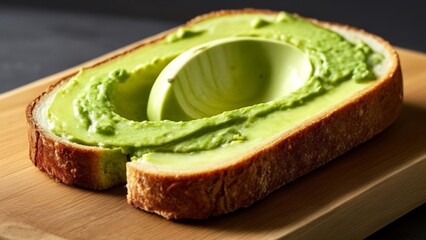 Wall Mural -  Fresh Avocado Toast  A Deliciously Simple Snack