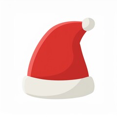 christmas hat illustration isolated on white