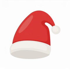 christmas hat illustration isolated on white