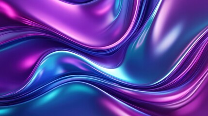 Wall Mural - abstract purple and blue liquid background.