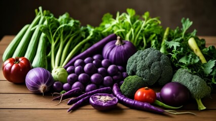 Wall Mural -  Vibrant Vegetables  A Colorful Harvest