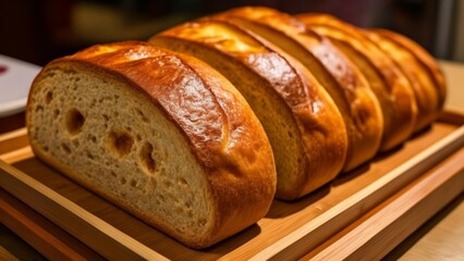 Wall Mural -  Freshly baked bread ready to be savored