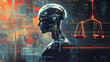 © Thiago - Ai ethics and legal concepts artificial intelligence law and online technology of legal regulations controlling artificial intelligence technology is a high risk. Artificial Intelligence. Illustration