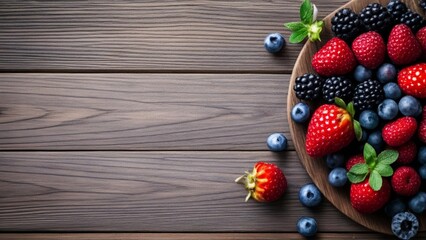 Wall Mural -  Fresh berries a summer delight