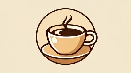 Sticker -  Warm up with a cozy cup of coffee