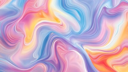 Canvas Print - Abstract Colorful Swirls