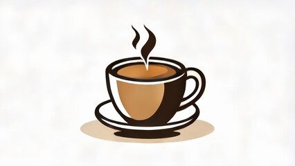 Sticker -  Warm up with a cozy cup of coffee