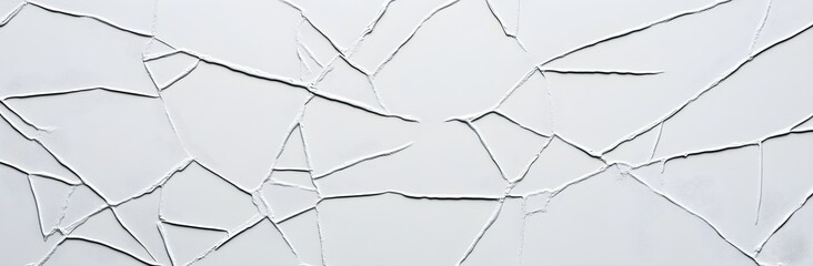 Sticker - Abstract White Cracked Paint Texture