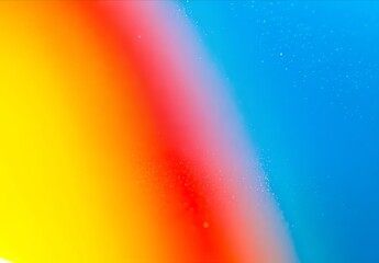 A close up of a rainbow colored background with water droplets