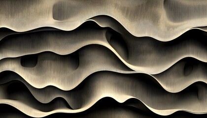 Wall Mural - Abstract Wavy Pattern Background