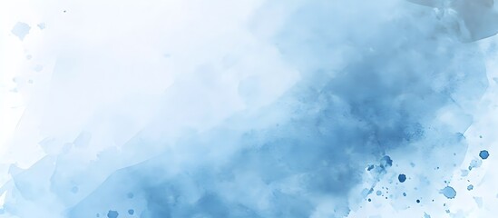 Poster - Abstract Blue Watercolor Background