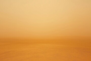 Sandstorm reducing visibility over desert landscape