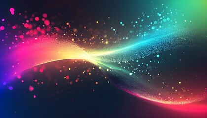 Radiant and Colorful Grainy Gradient Background Design