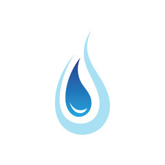 Wall Mural - Water drop Logo Template vector