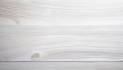 Wall Mural - Clean and minimalist white wooden surface featuring a natural wood grain pattern with subtle lines and a light, airy feel.